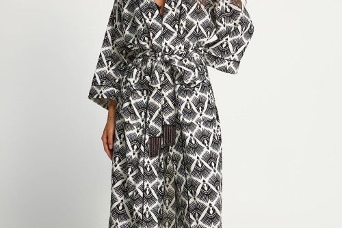 Funky Buddha Κιμονό Γυναικείο (FBL013-102-01-BLACK)