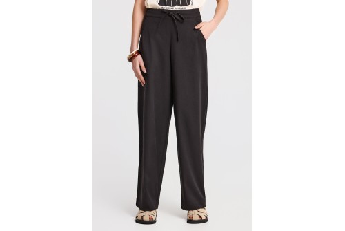 Funky Buddha Παντελόνι Casual Γυναικείο (FBL013-102-02-BLACK)