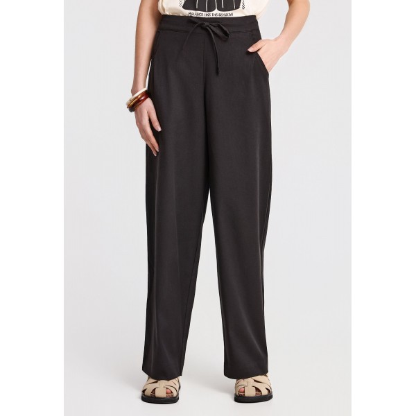 Funky Buddha Παντελόνι Casual Γυναικείο (FBL013-102-02-BLACK)