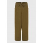 Funky Buddha Γυναικείο Παντελόνι Casual Λαδί