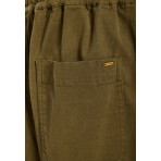 Funky Buddha Γυναικείο Παντελόνι Casual Λαδί