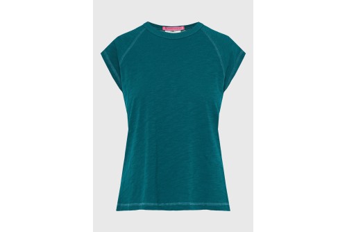 Funky Buddha The Basics Collection T-Shirt Γυναικείο (FBL013-102-04-EMERALD)