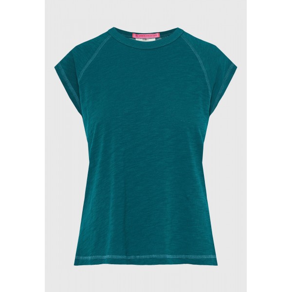 Funky Buddha The Basics Collection T-Shirt Γυναικείο (FBL013-102-04-EMERALD)