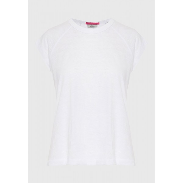 Funky Buddha The Basics Collection T-Shirt Γυναικείο (FBL013-102-04-WHITE)