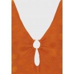 Funky Buddha Towel Pattern Μαγιό Ολόσωμο Γυναικείο (FBL013-102-16-SPICY-PUMPKIN)