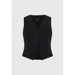 Funky Buddha Γυναικείο Γιλέκο Μαύρο