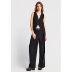 Funky Buddha Γυναικείο Γιλέκο Μαύρο