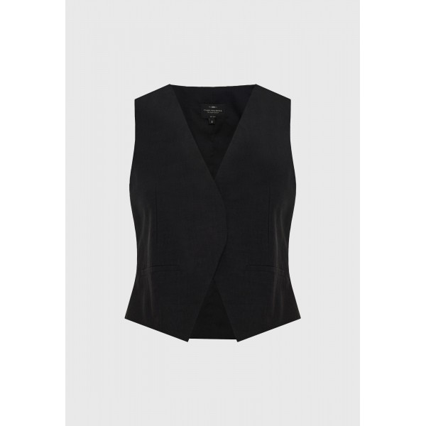 Funky Buddha Γιλέκο Γυναικείο (FBL013-103-01-BLACK)