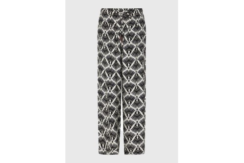 Funky Buddha Wide Leg Παντελόνα Γυναικεία (FBL013-103-02-BLACK)