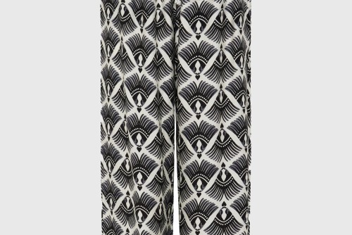 Funky Buddha Wide Leg Παντελόνα Γυναικεία (FBL013-103-02-BLACK)