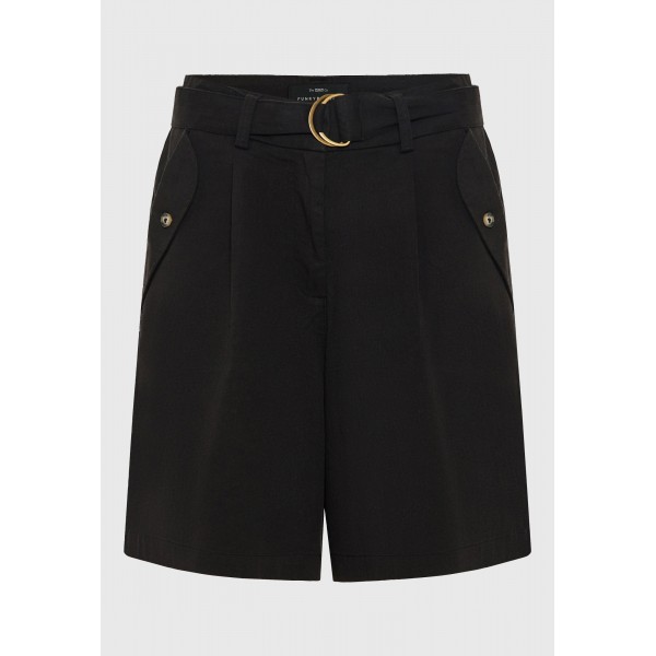 Funky Buddha Βερμούδα Casual Γυναικεία (FBL013-103-03-BLACK)