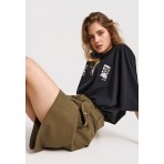 Funky Buddha Βερμούδα Casual Γυναικεία (FBL013-103-03-WOOD)