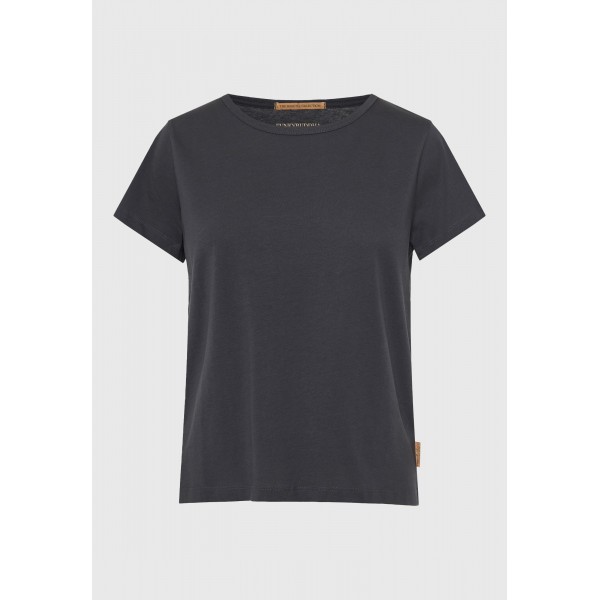 Funky Buddha The Basics Collection T-Shirt Γυναικείο (FBL013-103-04-ANTHRACITE)