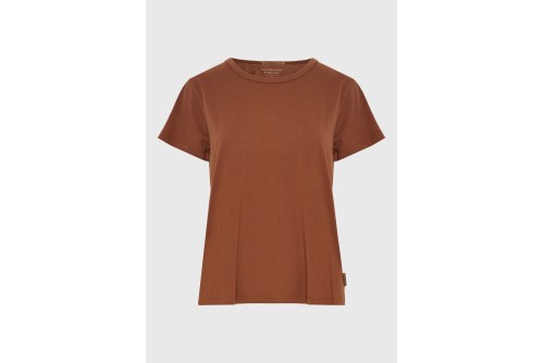 Funky Buddha The Basics Collection T-Shirt Γυναικείο (FBL013-103-04-CAPPUCCINO)