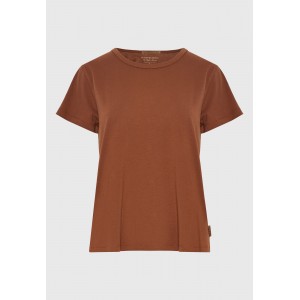 Funky Buddha The Basics Collection T-Shirt Γυναικείο (FBL013-103-04-CAPPUCCINO)