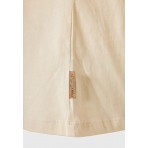 Funky Buddha The Basics Collection Γυναικείο Κοντομάνικο T-Shirt Εκρού