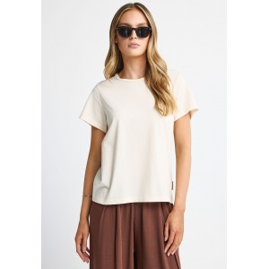Funky Buddha The Basics Collection T-Shirt Γυναικείο (FBL013-103-04-CHALK)