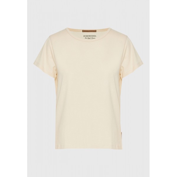 Funky Buddha The Basics Collection T-Shirt Γυναικείο (FBL013-103-04-CHALK)