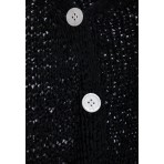 Funky Buddha Γυναικεία Κοντή Ζακέτα Μαύρη