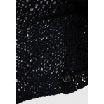 Funky Buddha Γυναικεία Κοντή Ζακέτα Μαύρη