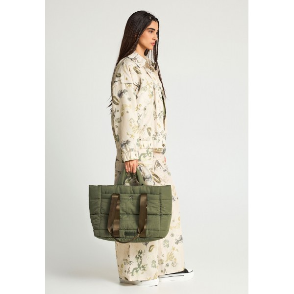 Funky Buddha Καπιτονέ Τσάντα Ώμου - Χειρός (FBL013-103-10-KHAKI)