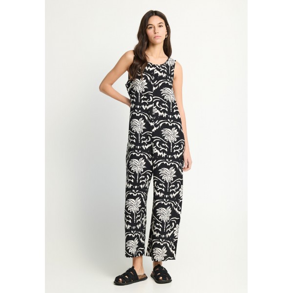 Funky Buddha Boho Ολόσωμη Φόρμα Γυναικεία (FBL013-103-12-BLACK)