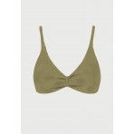 Funky Buddha Towel Pattern Μαγιό Bikini Top Γυναικείο (FBL013-103-16T-OLIVE)