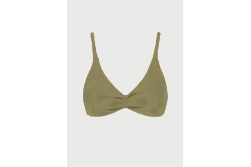 Funky Buddha Towel Pattern Μαγιό Bikini Top Γυναικείο (FBL013-103-16T-OLIVE)