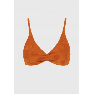 Funky Buddha Towel Pattern Μαγιό Bikini Top Γυναικείο (FBL013-103-16T-SPICY-PUMPKIN)