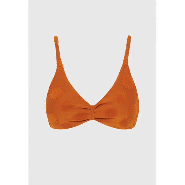 Funky Buddha Towel Pattern Μαγιό Bikini Top Γυναικείο (FBL013-103-16T-SPICY-PUMPKIN)