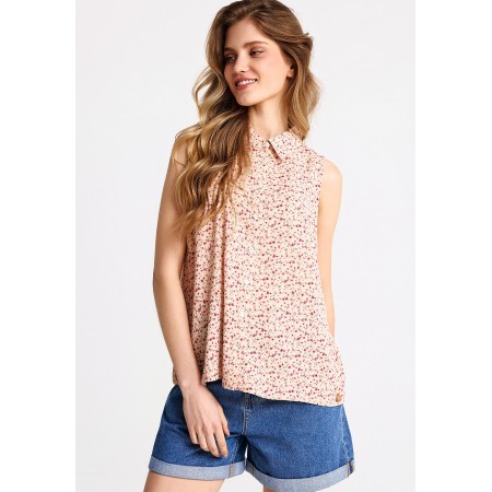 Funky Buddha Floral Πουκάμισο Αμάνικο Γυναικείο 