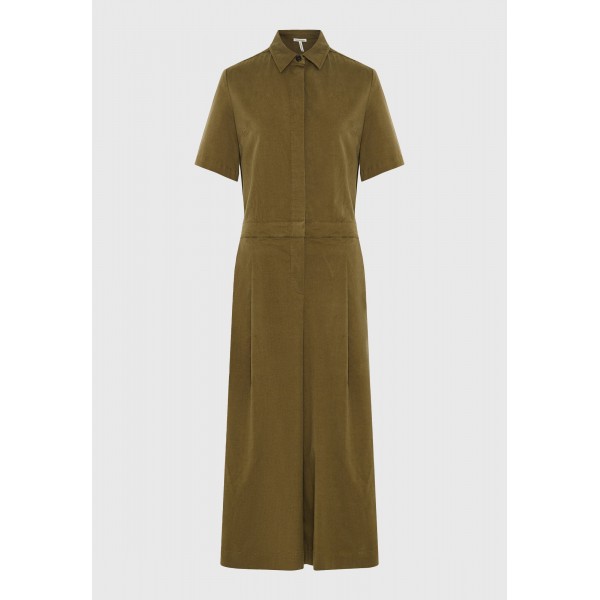 Funky Buddha Lyocell Ολόσωμη Φόρμα Με Γιακά Γυναικεία (FBL013-104-12-WOOD)