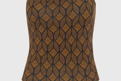 Funky Buddha Μαγιό Ολόσωμο Γυναικείο (FBL013-104-16-BLACK)