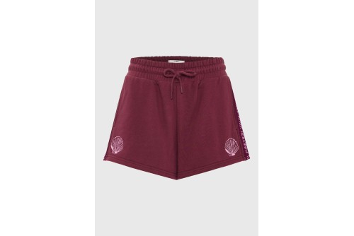 Funky Buddha Loose Σορτς Αθλητικό Γυναικείο (FBL013-105-03-BURGUNDY)