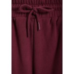 Funky Buddha Γυναικείο Αθλητικό Σορτς Μπορντό