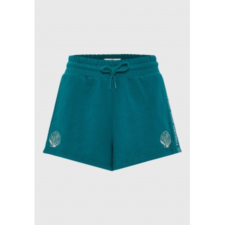 Funky Buddha Γυναικείο Αθλητικό Σορτς Πράσινο