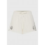 Funky Buddha Γυναικείο Αθλητικό Σορτς Εκρού