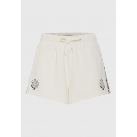 Funky Buddha Γυναικείο Αθλητικό Σορτς Εκρού