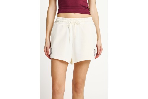 Funky Buddha Loose Σορτς Αθλητικό Γυναικείο (FBL013-105-03-OFF-WHITE)