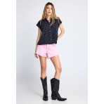 Funky Buddha  Γυναικείο Casual Πουκάμισο Μπλε Σκούρο