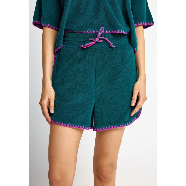 Funky Buddha Towel Σορτς Αθλητικό Γυναικείο (FBL013-106-03-EMERALD)