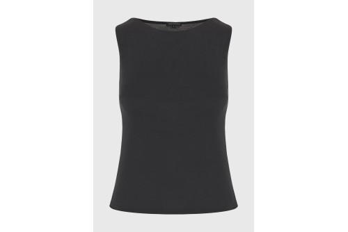 Funky Buddha Modal Μπλούζα Αμάνικη Γυναικεία (FBL013-106-17-BLACK)