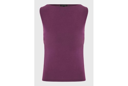 Funky Buddha Modal Μπλούζα Αμάνικη Γυναικεία (FBL013-106-17-GRAPE-JUICE)