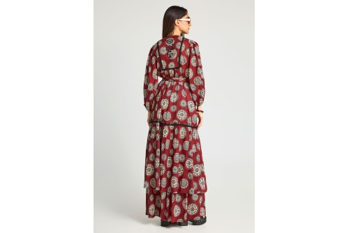 Funky Buddha Κιμονό (FBL013-107-01-HENNA-BROWN)