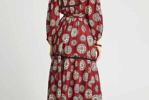 Funky Buddha Κιμονό (FBL013-107-01-HENNA-BROWN)