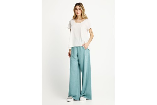 Funky Buddha The Basics Collection T-Shirt Γυναικείο (FBL013-107-04-OFF-WHITE)