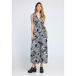 Funky Buddha Γυναικεία Ολόσωμη Φόρμα (FBL013-107-12-BLACK)