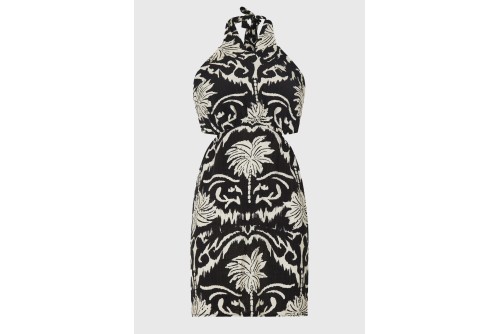 Funky Buddha Open Back Φόρεμα Mini Γυναικείο (FBL013-107-13-BLACK)
