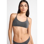 Funky Buddha Γυναικείο Μαγιό Bikini Top Ασημί