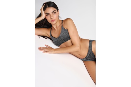 Funky Buddha Μαγιό Bikini Top Γυναικείο (FBL013-107-16T-SILVER)